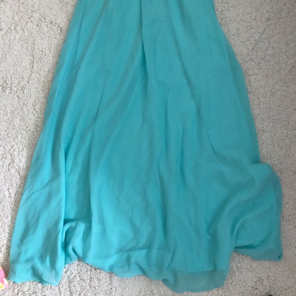 Ever Pretty Light Blue Strapless Prom Dress Size 4 - Picture 3 of 11